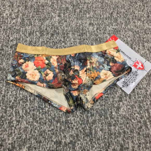 Silky Flower Boxer Briefs - Picture 4 of 6